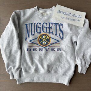 Vintage Denver Nuggets Sweatshirt, Retro NBA Denver Nuggets Basketball Shirt Tee